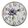 Relógio de Parede Lavender Madeira (4 X 30 X 30 cm)