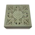 Guarda-joias Mandala Madeira Mdf (20 X 7 X 20 cm)