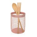 Recipiente para Utensílios de Cozinha Versa Cor de Rosa (11,5 X 15,5 X 11,5 cm)