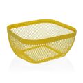 Fruteira Versa Amarelo Metal Aço (26,5 X 12,5 X 26,5 cm)