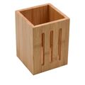 Recipiente para Utensílios de Cozinha Versa 10 X 13,5 X 10 cm Bambu