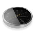 Relógio de Parede Versa Preto Metal Alumínio Quartzo 4,1 X 30,5 X 30,5 cm