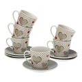 Theeset Versa Sweet Porcelana (6 Peças) (9 X 14 X 14 cm)