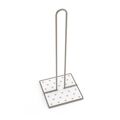 Suporte para Rolos de Papel de Cozinha Versa Estrelas Metal Aço Madeira Mdf (16,5 X 31 X 13 cm)