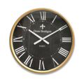 Relógio de Parede Versa Cristal 4,5 X 60 X 60 cm Madeira Mdf