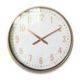 Relógio de Parede Versa Cristal Metal 4,5 X 60 X 60 cm Madeira Mdf