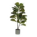 Planta Decorativa Versa Metal Poliestireno Plástico Cimento 40 X 95 X 44 cm