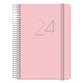 Agenda Gloss Dohe 2024 Anual Cor de Rosa 12,5 X 18 cm