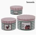 Caixa Decorativa Homania 7611 (3 Uds) Papelão