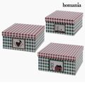 Caixa Decorativa Homania 7635 (3 Uds) Papelão