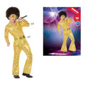 Fantasia para Crianças Disco Dourado (2 Peças) (2 Pcs) 5-6 Anos