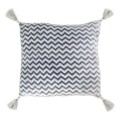 Almofada Zig-zag (40 X 40 cm) Azul Marinho