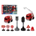 Conjunto de Bombeiro Traffic City 112840 (9 Pcs)