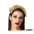 Diadema Folhas Dourado