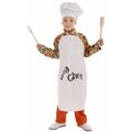 Fantasia para Crianças Big Chef Cozinheiro 3-5 Anos