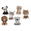 Set Of Plush Toys 6 Peças 22 cm Animais