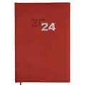 Agenda Finocam Dynamic Milano 2024 Castanho-avermelhado 16,5 X 24 cm