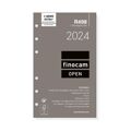 Recarga de Agenda Finocam Open R498 2024 Branco 9,1 X 15,2 cm