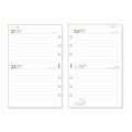 Recarga de Agenda Finocam Open R597 2024 Branco 11,7 X 18,1 cm