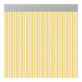 Cortina Acudam Ferrara Portas Transparente Exterior Amarelo (90 X 210 cm)