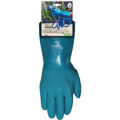 Luvas de Trabalho Juba Jardim Azul Algodão Pvc 8