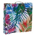 Almofada Dekodonia Folhas Oceano de Solo Multicolor (43 X 43 X 7 cm)