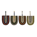 Decoração de Parede Dkd Home Decor Zostera Marina (46 X 1 X 26 cm) (4 Pcs)