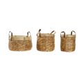 Conjunto de Cestas Dkd Home Decor Bambu Tropical (40 X 40 X 24 cm)