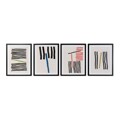 Pintura Dkd Home Decor Lines (35 X 3 X 45 cm)