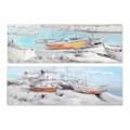 Pintura Dkd Home Decor Port (2 Pcs) (150 X 3 X 50 cm)