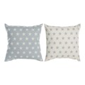 Almofada Dkd Home Decor Algodão Poliéster Estrelas (2 Pcs) (60 X 10 X 60 cm)