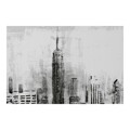 Pintura Dkd Home Decor New York Tela (2 Pcs) (84 X 3 X 60 cm)