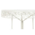 Mesa de Apoio Dkd Home Decor Metal Branco (60 X 60 X 70 cm)