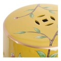 Mesa de Apoio Dkd Home Decor Amarelo Porcelana Pássaros (35 X 35 X 45 cm)