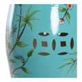 Mesa de Apoio Dkd Home Decor Porcelana Pássaros (35 X 35 X 45 cm)