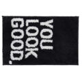 Tapete Dkd Home Decor You Look Good Preto Microfibra (50 X 80 X 80 cm)