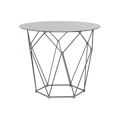 Mesa de Apoio Dkd Home Decor Metal Cristal (70 X 70 X 60 cm)