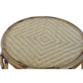 Mesa de Apoio Dkd Home Decor Bambu Rotim (60 X 60 X 42 cm)