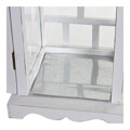 Lantaarn Dkd Home Decor Branco Cristal Pinheiro (22.5 X 22.5 X 47 cm)