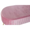 Banqueta Dkd Home Decor Cor de Rosa Metal (90 X 50 X 45 cm)