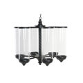 Castiçais Dkd Home Decor Preto Metal Cristal (53 X 53 X 52 cm)