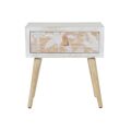 Mesa de Cabeceira Dkd Home Decor Madeira Bambu (48 X 35 X 51 cm)