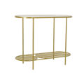 Consola Dkd Home Decor Cristal Dourado Ferro (99,5 X 38 X 80 cm)