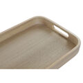 Bandeja de Aperitivos Dkd Home Decor Madeira Natural Escandinavo (40 X 30 X 5,5 cm) (2 Peças)