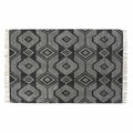 Tapete Dkd Home Decor Branco Preto Algodão (160 X 230 X 1 cm)