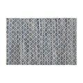 Tapete Dkd Home Decor Azul Branco (120 X 180 X 1 cm)