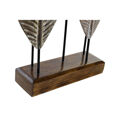 Figura Decorativa Dkd Home Decor Bambu Ferro Folhas (33 X 10 X 81 cm)