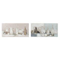 Pintura Dkd Home Decor Tela Vaso (2 Pcs) (120 X 3.8 X 60 cm)