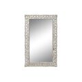 Espelho de Parede Dkd Home Decor Branco Cristal Madeira de Mangueira índio Decapé 61 X 3 X 105 cm