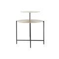 Mesa de Apoio Dkd Home Decor Preto Dourado Alumínio Moderno (73 X 53 X 61 cm)